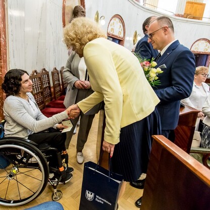 Obrady Sejmiku Osób Niepełnosprawnych. fot. Tomasz Żak / UMWS