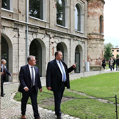 Wizyta w Krzyżanowicach. fot. Andrzej Grygiel / UMWS