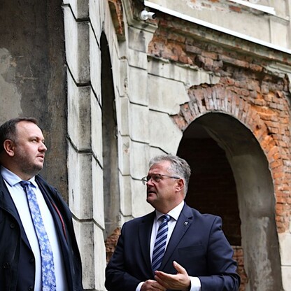Wizyta w Krzyżanowicach. fot. Andrzej Grygiel / UMWS