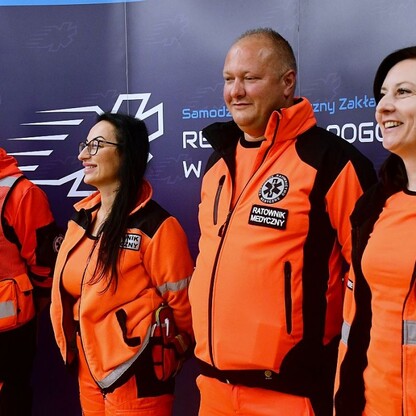 Podpisanie umowy na budowę siedziby Rejonowego Pogotowia Ratunkowego w Sosnowcu. fot. Patyk Pyrlik / UMWS