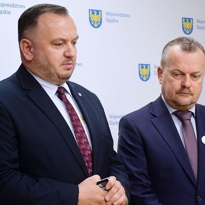 Podpisanie umowy na budowę siedziby Rejonowego Pogotowia Ratunkowego w Sosnowcu. fot. Patyk Pyrlik / UMWS
