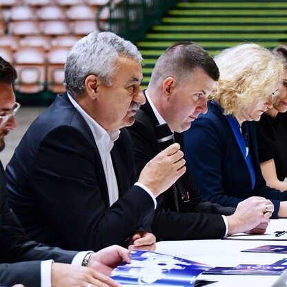 Konferencja prasowa: Mistrzostwa Świata w Piłce Ręcznej Mężczyzn 2023. fot. Patryk Pyrlik / UMWS