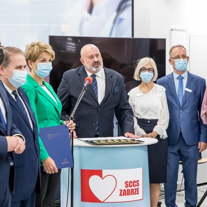 Otwarcie nowego budynku Śląskiego Centrum Chorób Serca w Zabrzu. fot. Tomasz Żak / UMWS