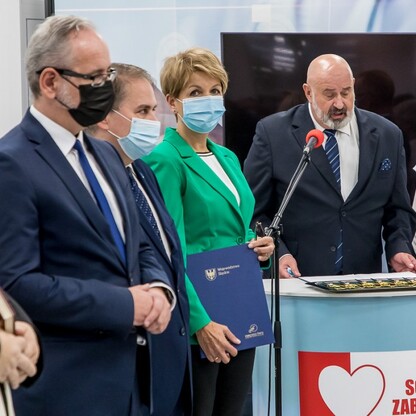 Otwarcie nowego budynku Śląskiego Centrum Chorób Serca w Zabrzu. fot. Tomasz Żak / UMWS
