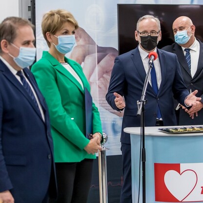 Otwarcie nowego budynku Śląskiego Centrum Chorób Serca w Zabrzu. fot. Tomasz Żak / UMWS