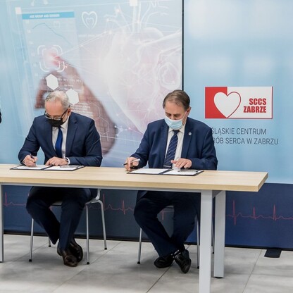 Otwarcie nowego budynku Śląskiego Centrum Chorób Serca w Zabrzu. fot. Tomasz Żak / UMWS