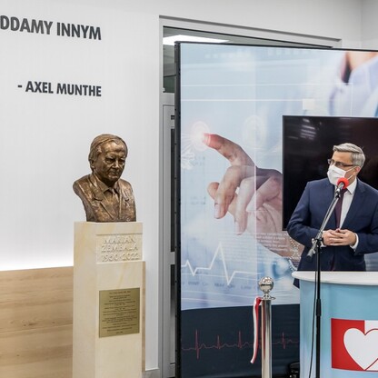 Otwarcie nowego budynku Śląskiego Centrum Chorób Serca w Zabrzu. fot. Tomasz Żak / UMWS
