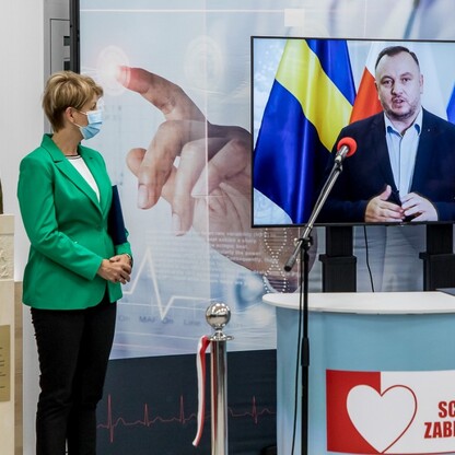 Otwarcie nowego budynku Śląskiego Centrum Chorób Serca w Zabrzu. fot. Tomasz Żak / UMWS