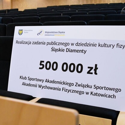 Śląskie wspiera Sportowe Diamenty. fot. Patryk Pyrlik / UMWS