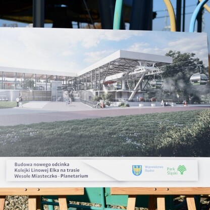 Kolejka linowa Elka, Park Śląski, fot. Patryk Pyrlik / UMWS