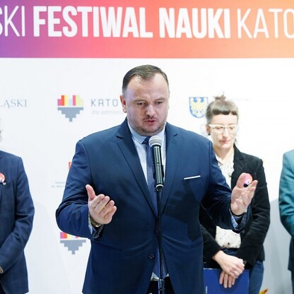 Konferencja prasowa dot. Śląskiego Festiwalu Nauki. fot. Andrzej Grygiel / UMWS