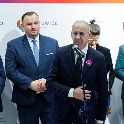 Konferencja prasowa dot. Śląskiego Festiwalu Nauki. fot. Andrzej Grygiel / UMWS