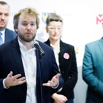 Konferencja prasowa dot. Śląskiego Festiwalu Nauki. fot. Andrzej Grygiel / UMWS