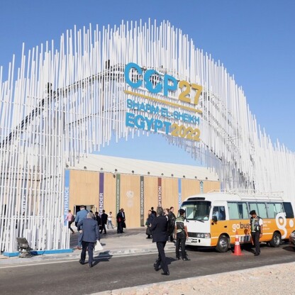 COP27 w egipskim Sharm-el-Sheikh. fot. Andrzej Grygiel / UMWS