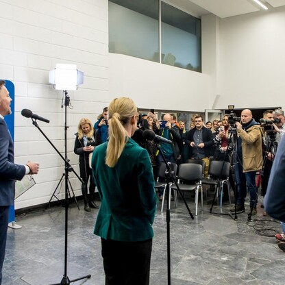 Sylwestrowa Moc Przebojów - konferencja prasowa. fot. Tomasz Żak / UMWS
