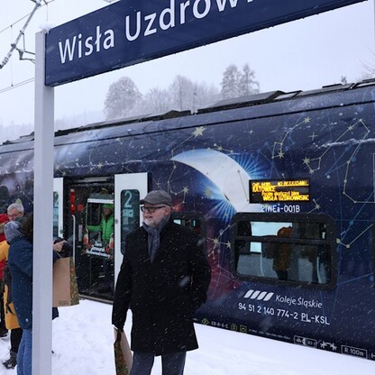 Pociąg specjalny do Wisły. fot. Andrzej Grygiel / UMWS