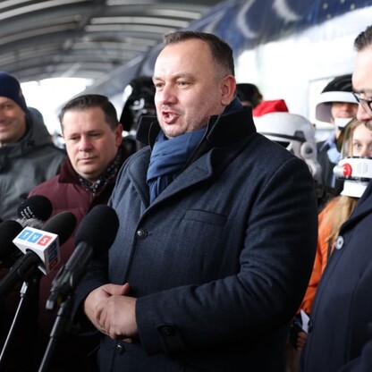 Pociąg specjalny do Wisły. fot. Andrzej Grygiel / UMWS