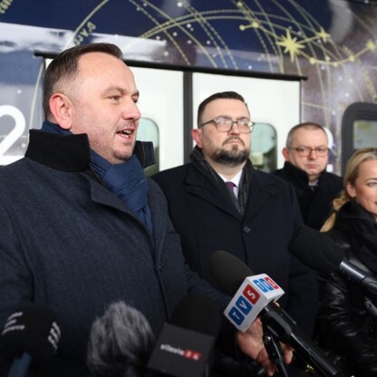 Pociąg specjalny do Wisły. fot. Andrzej Grygiel / UMWS