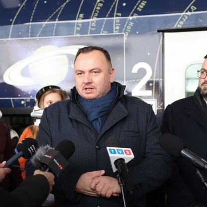Pociąg specjalny do Wisły. fot. Andrzej Grygiel / UMWS