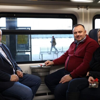 Pociąg specjalny do Wisły. fot. Andrzej Grygiel / UMWS