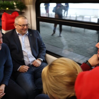 Pociąg specjalny do Wisły. fot. Andrzej Grygiel / UMWS