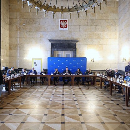 Spotkanie z przedstawicielami Ukrainy. fot. Andrzej Grygiel / UMWS