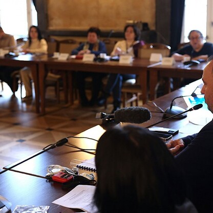 Spotkanie z przedstawicielami Ukrainy. fot. Andrzej Grygiel / UMWS