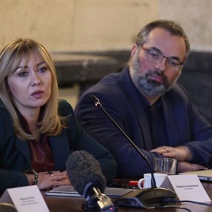Spotkanie z przedstawicielami Ukrainy. fot. Andrzej Grygiel / UMWS