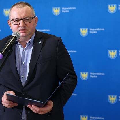 Podpisanie umowy na przebudowę wiaduktu w Lublińcu. fot. Andrzej Grygiel / UMWS
