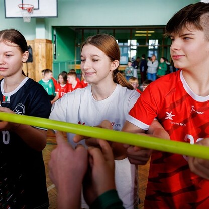 Spotkanie z ambasadorami mistrzostw świata w piłce ręcznej. fot. Andrzej Grygiel / UMWS