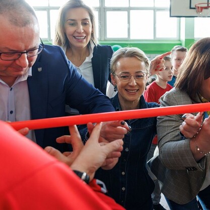 Spotkanie z ambasadorami mistrzostw świata w piłce ręcznej. fot. Andrzej Grygiel / UMWS