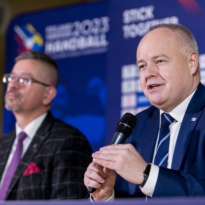 Mmistrzostwa świata w piłce ręcznej mężczyzn - konferencja prasowa. fot. Tomasz Żak / UMWS