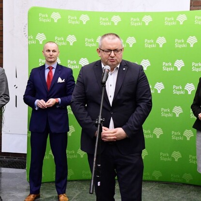 Bieg z sercem WOŚP w Parku Śląskim - konferencja prasowa. fot. Patryk Pyrlik / UMWS