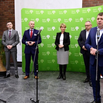 Bieg z sercem WOŚP w Parku Śląskim - konferencja prasowa. fot. Patryk Pyrlik / UMWS
