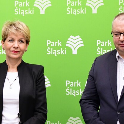 Bieg z sercem WOŚP w Parku Śląskim - konferencja prasowa. fot. Patryk Pyrlik / UMWS