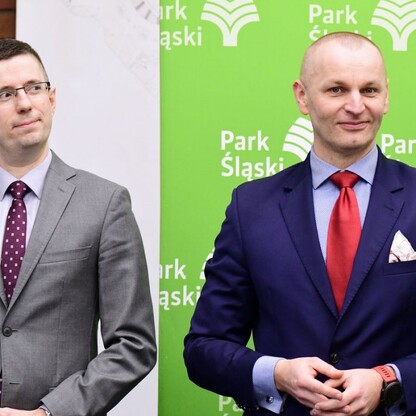 Bieg z sercem WOŚP w Parku Śląskim - konferencja prasowa. fot. Patryk Pyrlik / UMWS