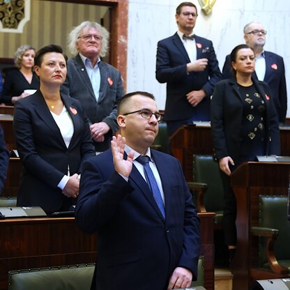 Sesja Sejmiku Województwa Śląskiego.  fot. Andrzej Grygiel / UMWS