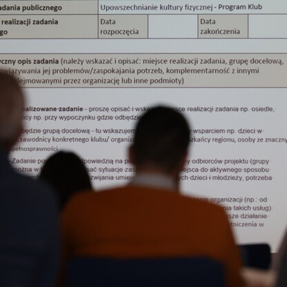 Program Klub - szkolenie. fot. Andrzej Grygiel / UMWS
