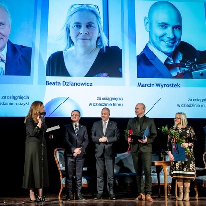 Wręczenie nagród Marszałka Województwa Śląskiego w dziedzinie kultury. fot. Tomasz Żak / UMWS