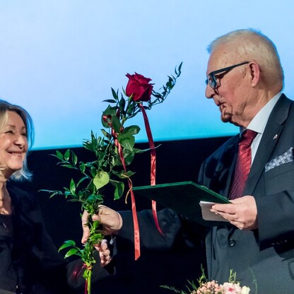 Wręczenie nagród Marszałka Województwa Śląskiego w dziedzinie kultury. fot. Tomasz Żak / UMWS
