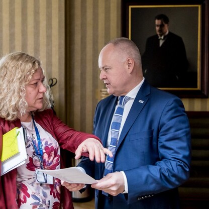 Obradował Sejmik Osób Niepełnosprawnych Województwa Śląskiego. fot. Tomasz Żak / UMWS