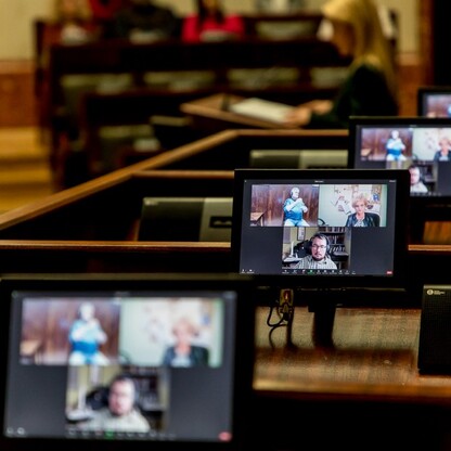 Obradował Sejmik Osób Niepełnosprawnych Województwa Śląskiego. fot. Tomasz Żak / UMWS