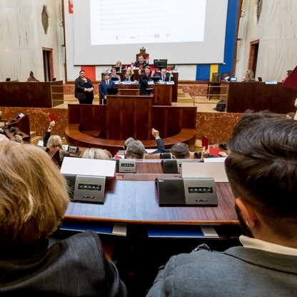 Posiedzenie Komitetu Monitorującego Fundusze Europejskie dla Śląskiego 2021-2027. fot. Tomasz Żak / UMWS