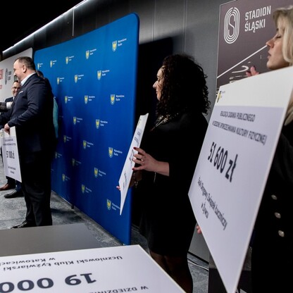 Podsumowanie konkursu w dziedzinie kultury fizycznej i bezpieczeństwa publicznego . fot. Tomasz Żak / UMWS