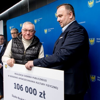 Podsumowanie konkursu w dziedzinie kultury fizycznej i bezpieczeństwa publicznego . fot. Tomasz Żak / UMWS