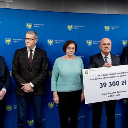 Podsumowanie konkursu w dziedzinie kultury fizycznej i bezpieczeństwa publicznego . fot. Tomasz Żak / UMWS