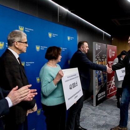 Podsumowanie konkursu w dziedzinie kultury fizycznej i bezpieczeństwa publicznego . fot. Tomasz Żak / UMWS