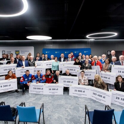 Podsumowanie konkursu w dziedzinie kultury fizycznej i bezpieczeństwa publicznego . fot. Tomasz Żak / UMWS