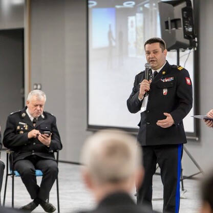 Kongres Młodzieżowych Drużyn Pożarniczych na Stadionie Śląskim. fot. Tomasz Żak / UMWS