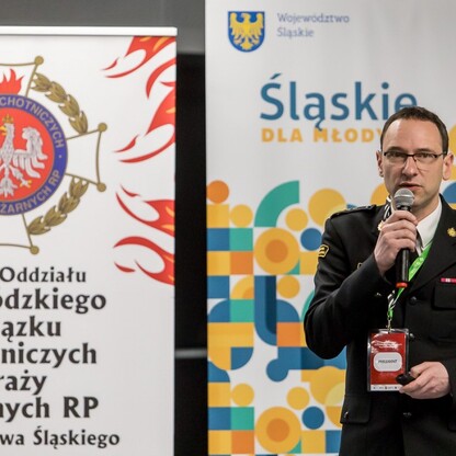 Kongres Młodzieżowych Drużyn Pożarniczych na Stadionie Śląskim. fot. Tomasz Żak / UMWS